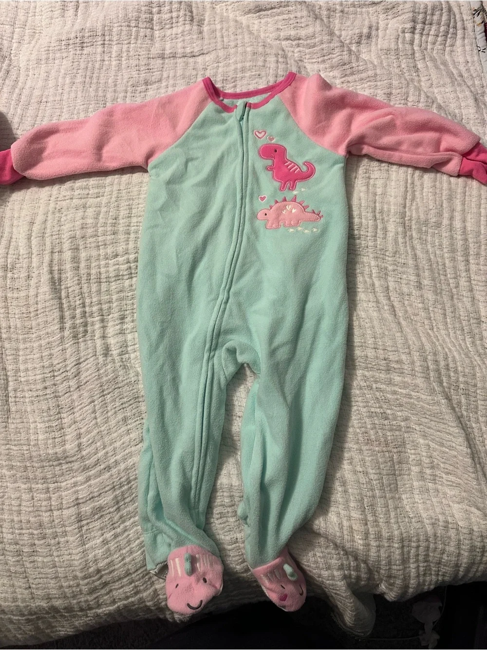 18 Month Footed Pajama Bundle of 6 - Colorful Disney and Carters!